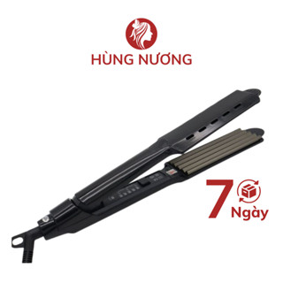  Máy dập xù bản to Geba 680 máy dập xù chân tóc chỉnh nhiệt phồng chân cho tóc bồng bềnh 