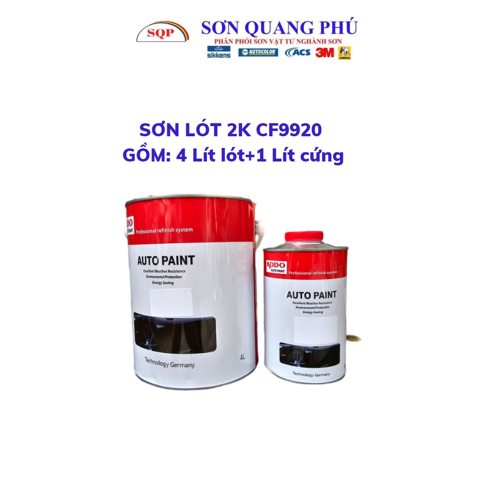5 Lít Sơn lót xám lót 1K và 2K Autopaint, sơn lót KODO 1K 2K và chống rỉ 5 Lít cả cứng SONQUANGPHU8856