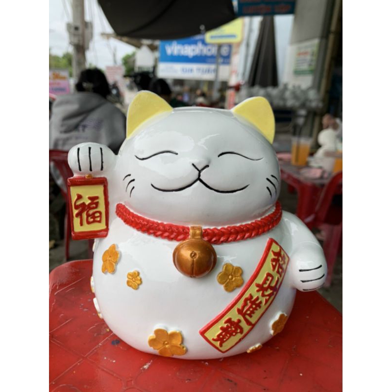 TƯỢNG TÔ MÈO THẦN TÀI