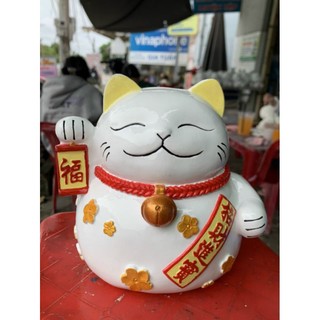 Tượng tô mèo thần tài