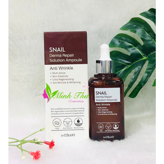 Serum Dr.Cellio Snail Derma Repair Solution Ampoule 50ml - Tinh Chất Ốc Sên