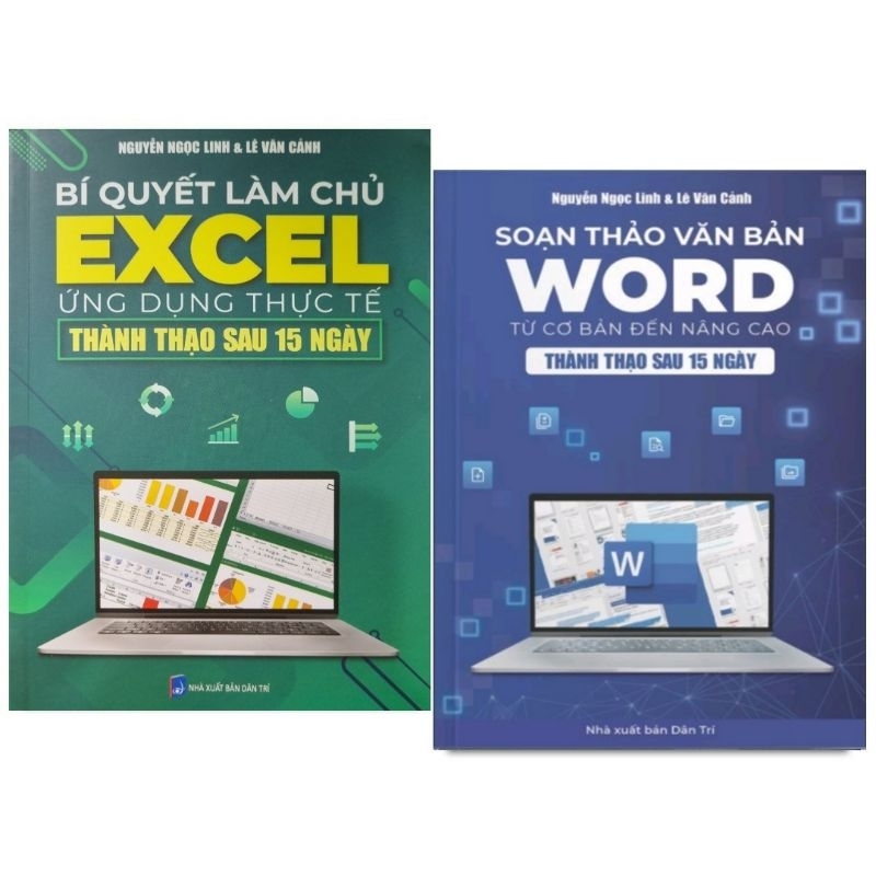 Combo 2 Cuốn Bí Quyết Làm Chủ Excel Ứng Dụng Thực Tế và Soạn Thảo Văn Bản Word Từ Cơ Bản Đến Nâng Cao