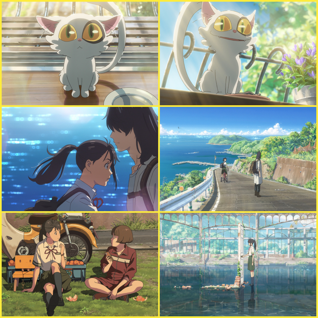 Bộ 6 Poster anime Suzume no Tojimari - Khóa chặt cửa nào Suzume  - A3,A4,A5