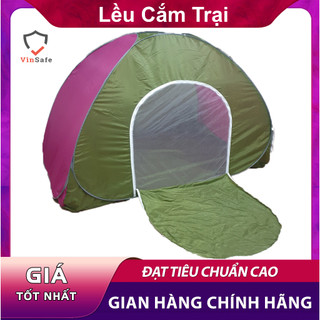 [Xả Kho] Lều cắm trại tự bung cho 2-4 người đa màu sắc có lưới chắn muỗi dùng đi phượt pinic,xông hơi,cho bé mới 100%