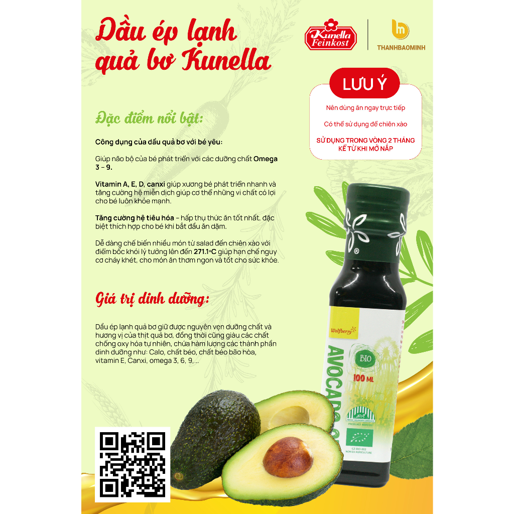 DẦU HỮU CƠ QUẢ BƠ WOLFBERRY