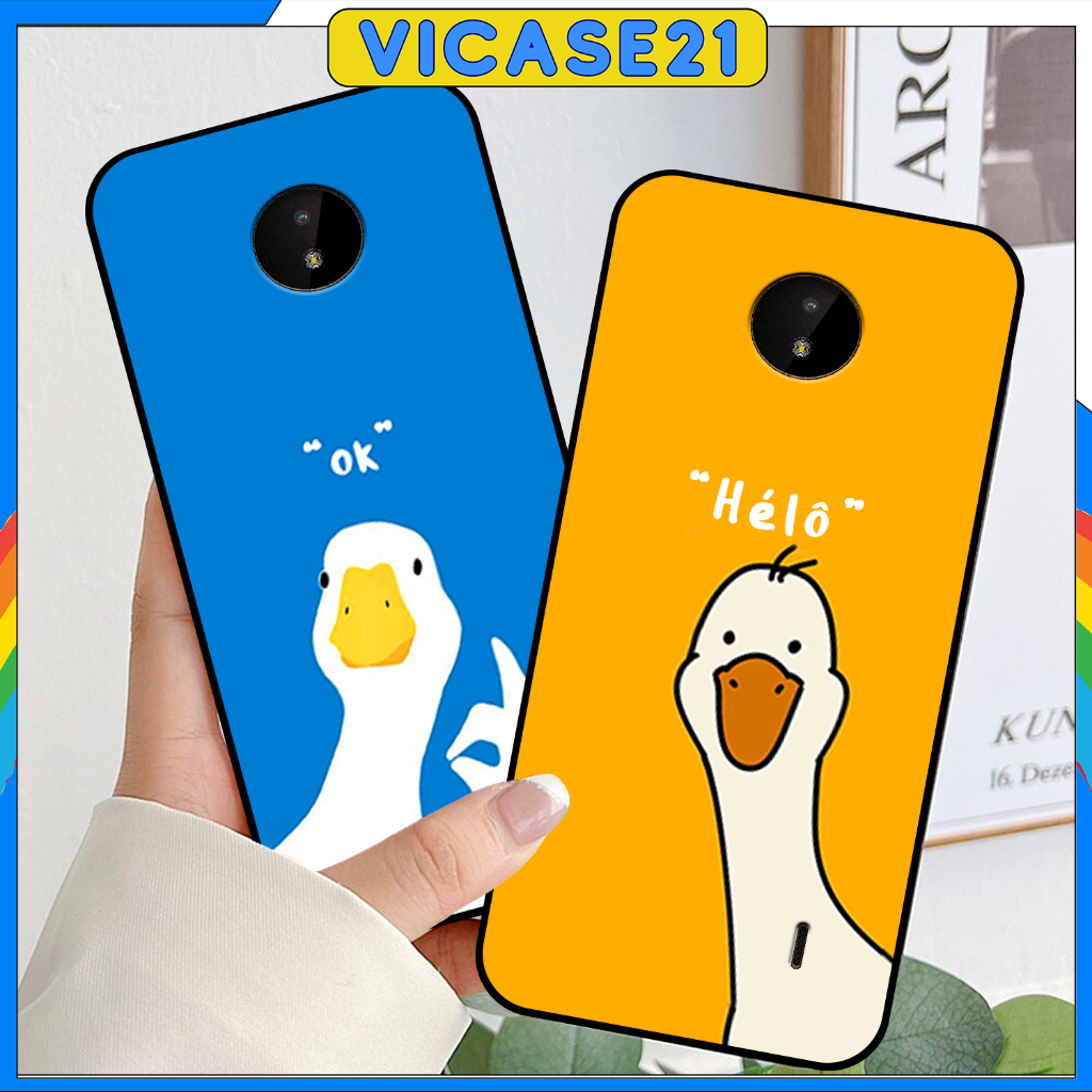 Ốp Nokia 3.4/ G10/ C20/ C30/ C21 Plus In Hình VỊT Dễ Thương Cute