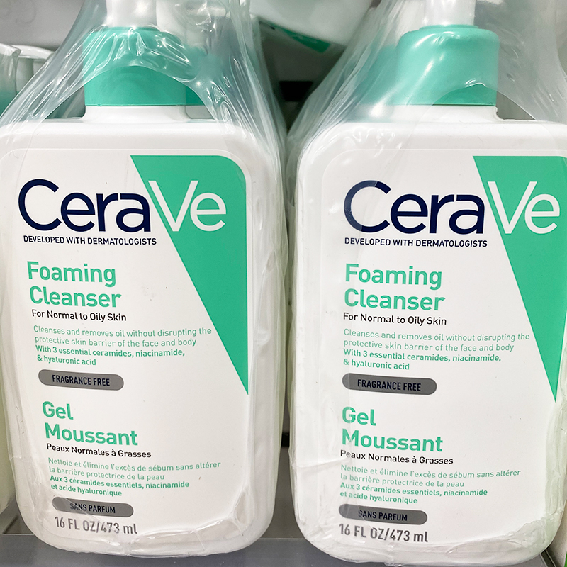 Sữa Rửa Mặt dịu nhẹ CeraVe Foaming Cleanser Giúp Làm Sạch Sâu Dành Cho Da Dầu 236ml – Lọ