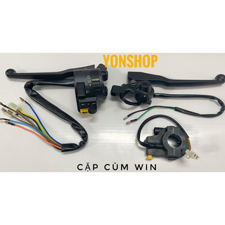 Bộ cùm công tắc xe win 100 có đề - không đề hàng cao cấp loại 1