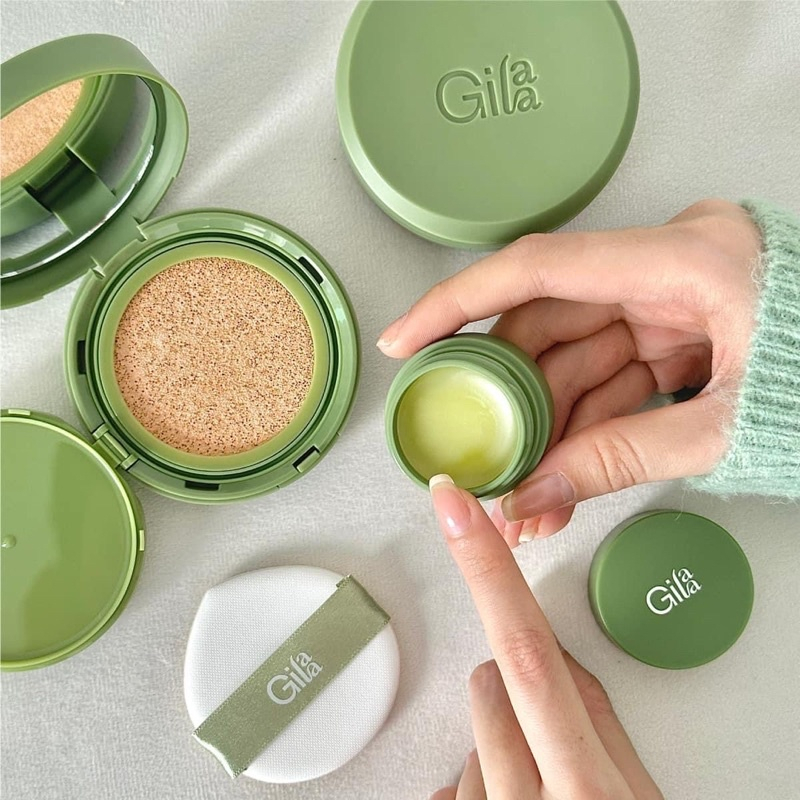 Phấn Nước Căng Bóng Thuần Chay Gilaa Vegan Super Glow Cushion SPF50+/PA++++ 15g