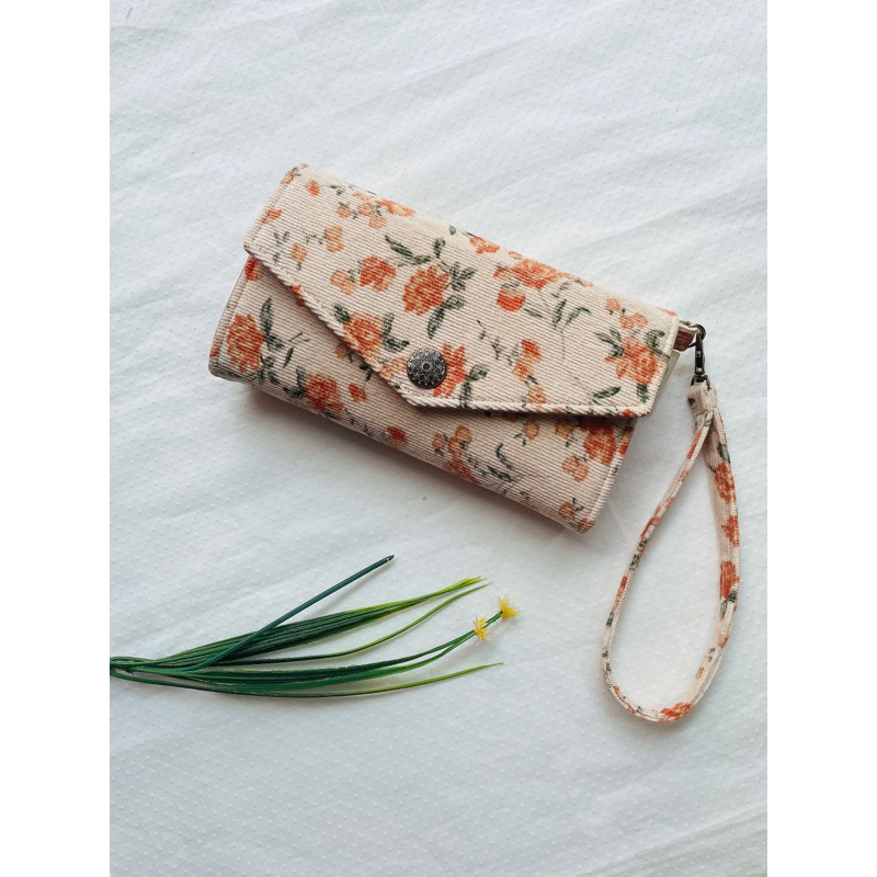 🌸🌿🌸🌿Bóp dáng dài cầm tay ( Handmade) sang chảnh đựng vừa Điện thoại 🌿🌿