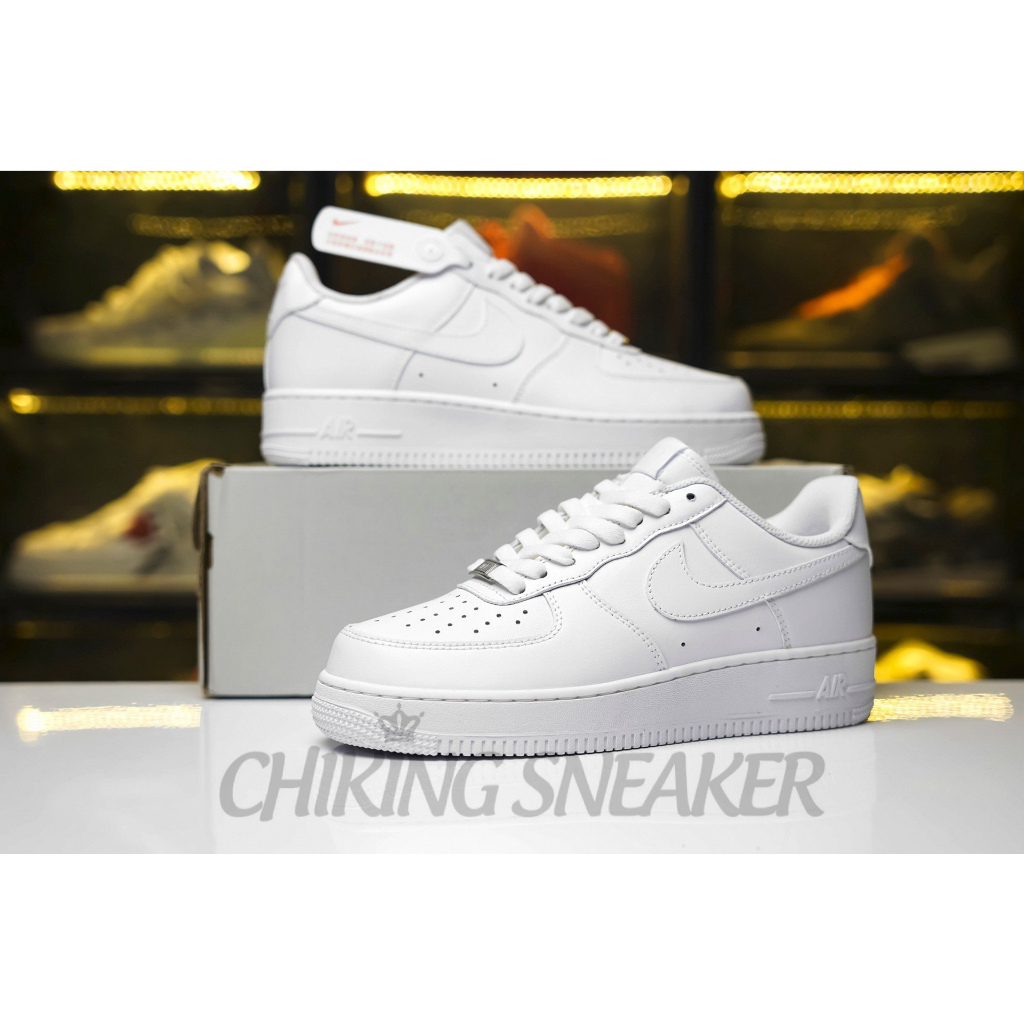 Giày Sneaker Nam Nữ Air Force 1 All White AF1 Low Mirro Quality - ChikingSneaker
