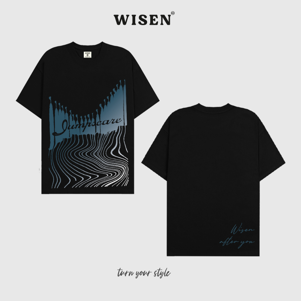 Áo Thun Unisex WISEN Phông Oversize Local Brand 100% Cotton Cao Cấp 2 Chiều Form Rộng Tay Lỡ Mẫu JUMPCARE