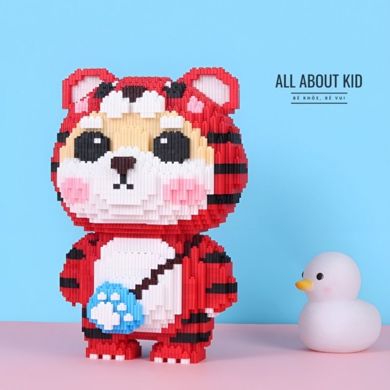 Lắp ráp mô hình Hổ vàng đáng yêu, Kích thích tư duy sáng tạo - All About Kid
