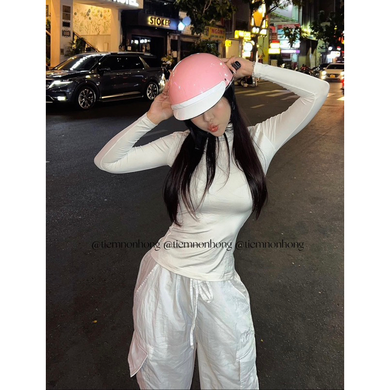 Nón Bảo Hiểm ST Đáng Yêu Trendy - Bản Có Lưỡi