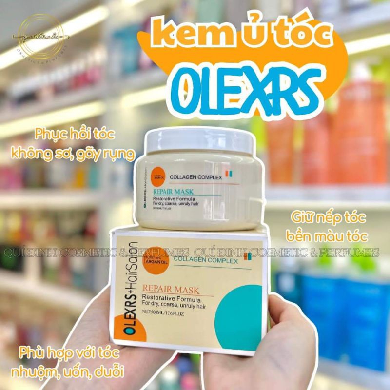 [CHÍNH HÃNG DATE 2026] KEM Ủ TÓC COLLAGEN OLEXRS 500ML