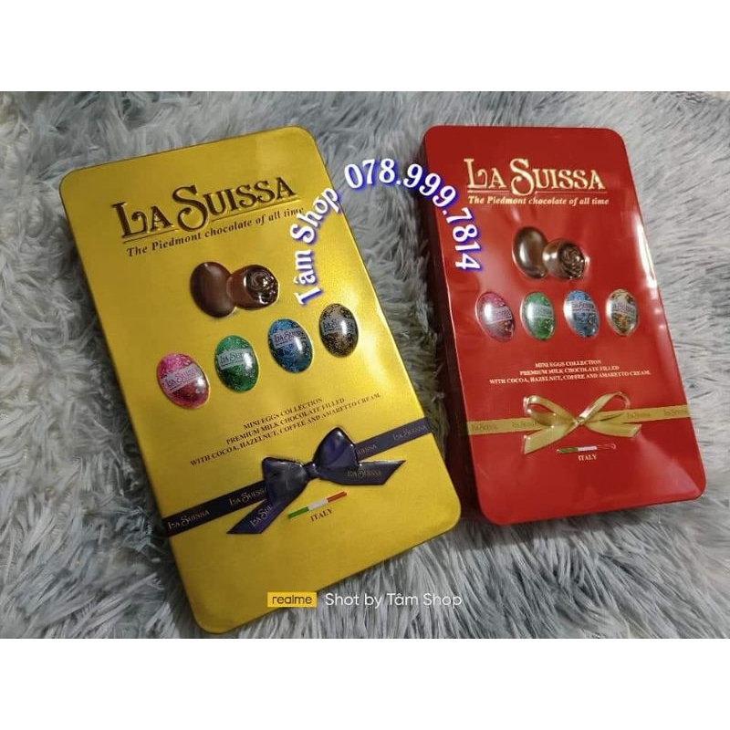 SOCOLA SỮA TRỨNG MINI LA SUISSA (HỘP 220G) - NHẬP_KHẨU_Ý