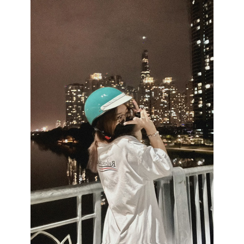 Nón Bảo Hiểm ST Đáng Yêu Trendy - Bản Có Lưỡi