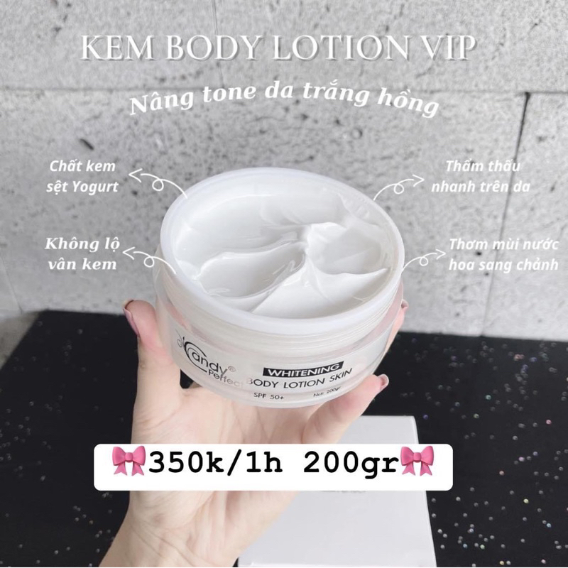 Kem Body Lotion Vip Candy Perfect