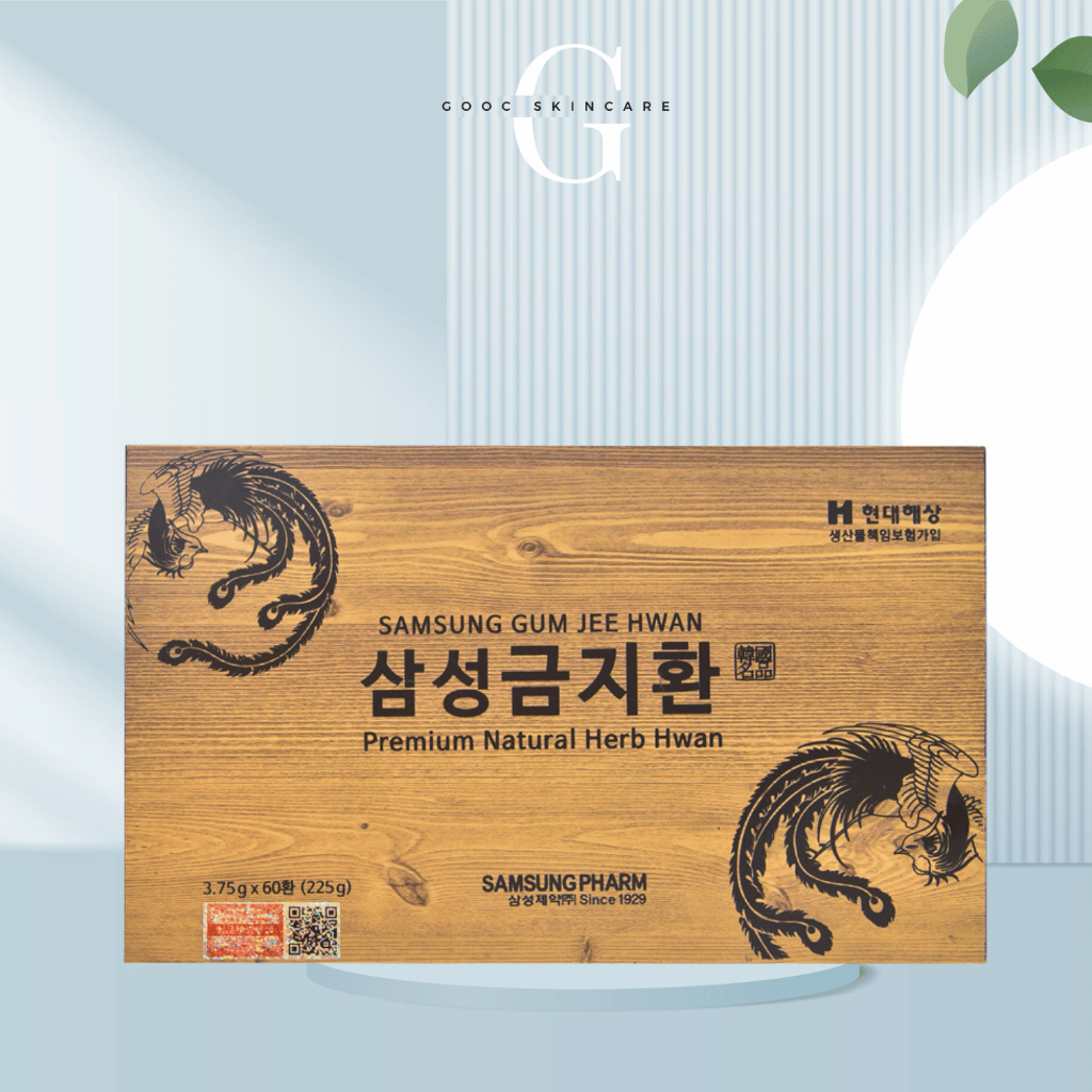 Viên Uống Hộp Gỗ Bổ Não Hỗ Trợ Sức Khỏe Samsung Gum JeeHwan Hàn Quốc - 60 Viên