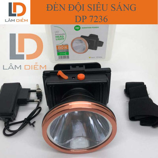 Đèn pin đội đầu pin sạc siêu sáng chóa 8cm 7236a - 418 - a5