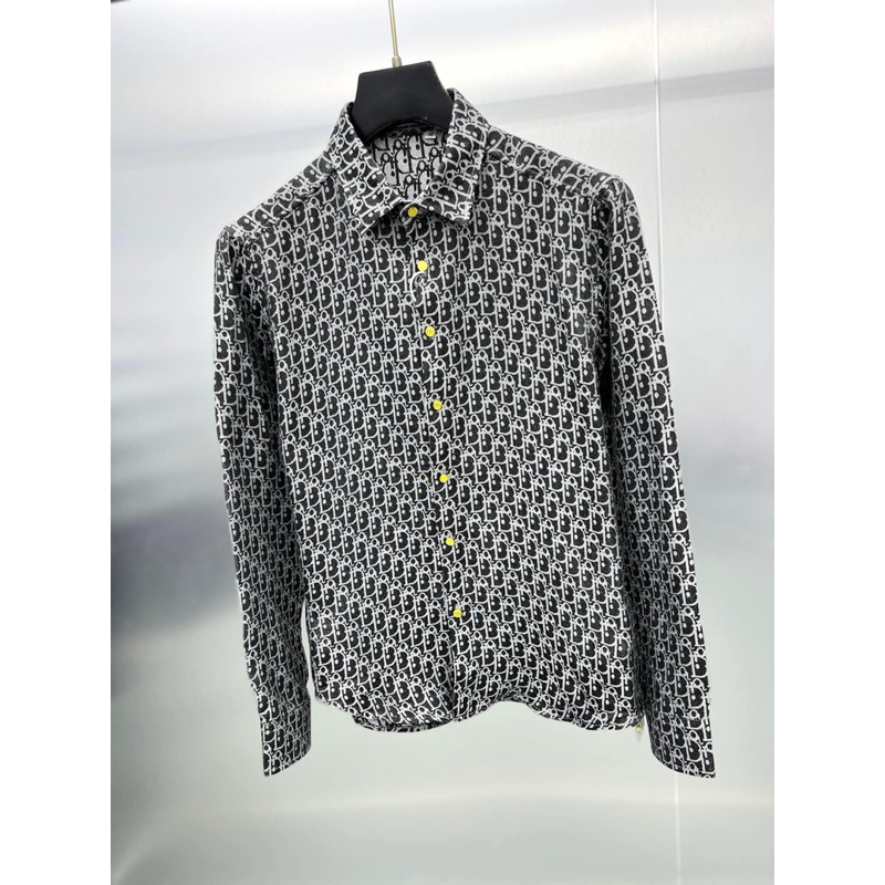 ⚡️𝐅𝐑𝐄𝐄 𝐒𝐇𝐈𝐏⚡️Sơmi Dio.r neww - Nam hoạ tiết vải lụa hàng cao cấp có sẵn !!