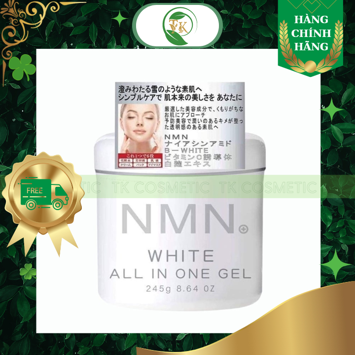 Kem Dưỡng Trẻ Hóa NMN White All In One Gel Nhật Bản Kem Dưỡng Trắng Da Xóa Mờ Nếp Nhăn