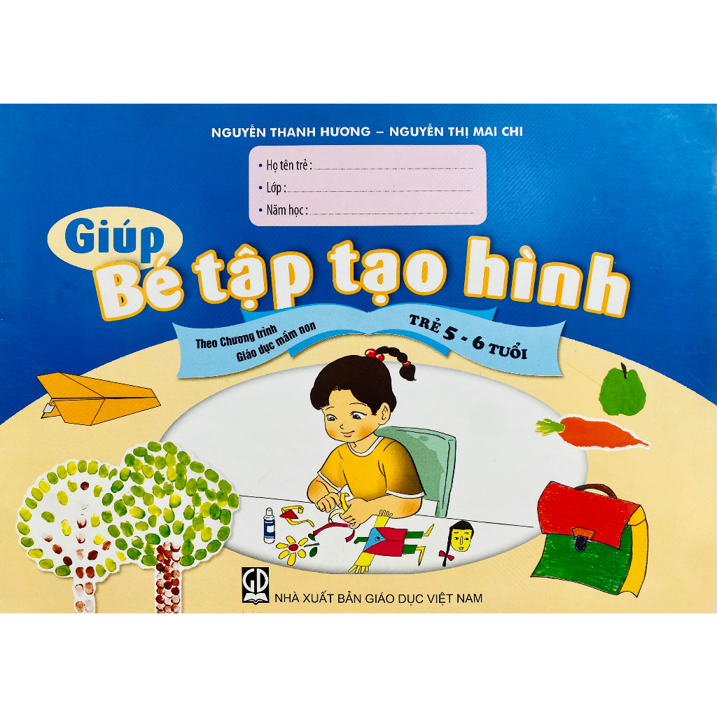Sách - Combo 2 cuốn Giúp bé tập tạo hình (Trẻ 4-6 tuổi)