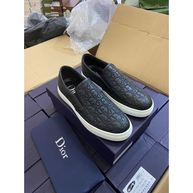 Giầy Slipon Vân trìm da thật 100% Fullbox có sẵn siêu đẹp