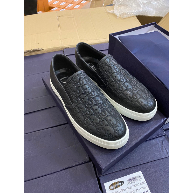 Giầy Slipon Vân trìm da thật 100% Fullbox có sẵn siêu đẹp