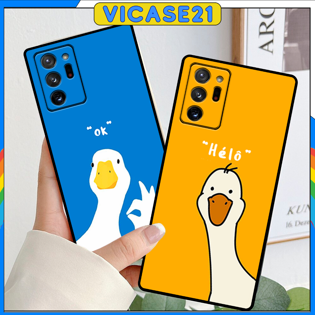 Ốp SamSung Note 20 - Note 20 Ultra - Note 20 Ultra 5G In Hình VỊT Dễ Thương Cute