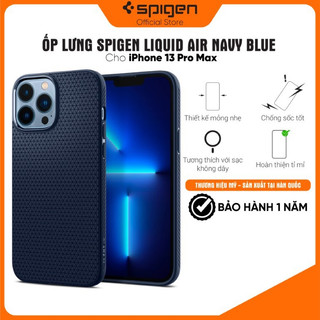 Ốp lưng Spigen Liquid Air cho iPhone 13 Pro Max - Thiết kế mỏng nhẹ, chống sốc, chống bẩn, viền camera cao