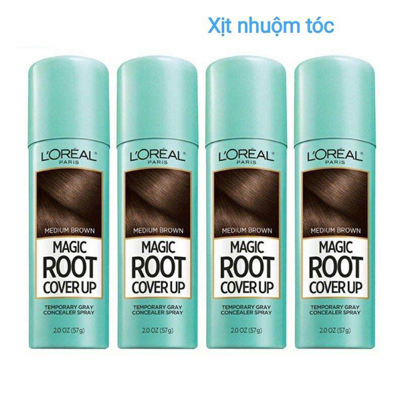 Xịt phủ chân tóc bạc tạm thời Loreal Magic RootCover up