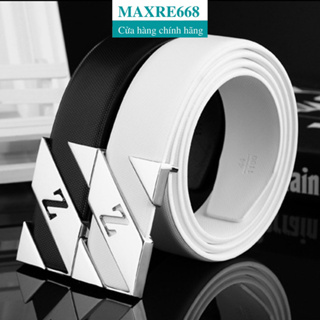 Thắt lưng da nam dây nịt nam mặt kim loại chữ Z phong cách Hàn Quốc