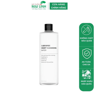 Nước Tẩy Trang Caryophy Smart Cleansing Water 500ml Giúp Loại Bỏ Hoàn Toàn Bụi Bẩn Và Dầu Thừa Cho Làn Da Mụn