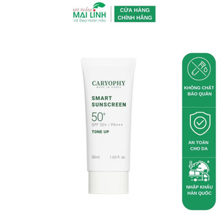 Kem Chống Nắng Nâng Tông Caryophy Smart Tone-up Sunscreen 50ML - Bảo vệ da một cách toàn diện với SPF 50+
