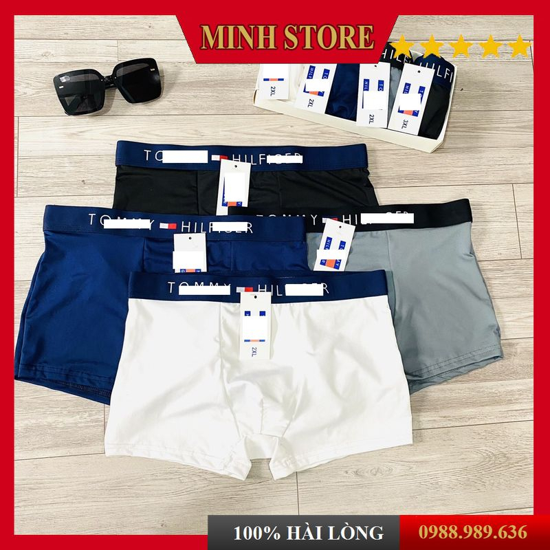 Quần Lót Nam thun lạnh cao cấp co dãn 4 chiều Sịp Đùi Nam đồ lót shịp boxer SD05 cạp tối màu - Minhstore