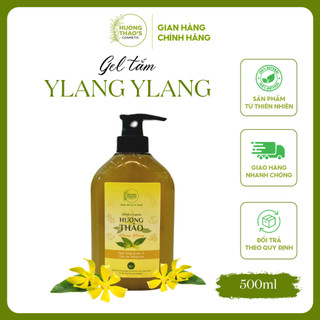 Gel Tắm Hương Thảo Ylang Ylang 500ml, Gel Tắm Organic Hương Ngọc Lan Tây - Hương Thảo Cosmetics