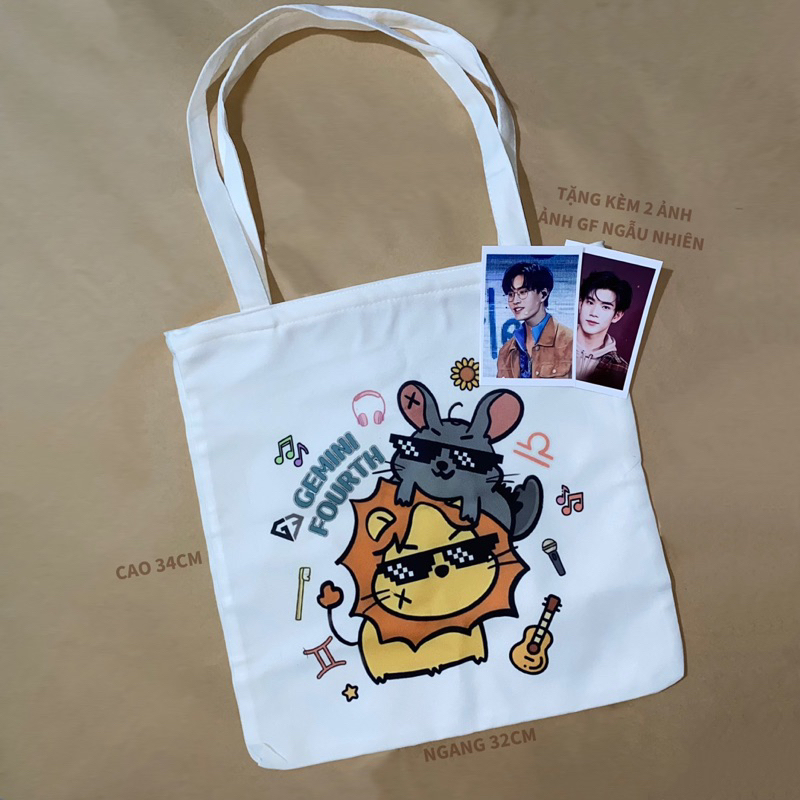 TÚI TOTE GEMINIFOURTH SIÊU CUTE