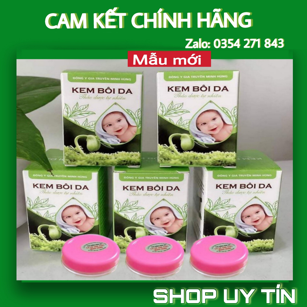 Kem mỡ bôi da Minh Hùng - kem bôi da cho bé 20g