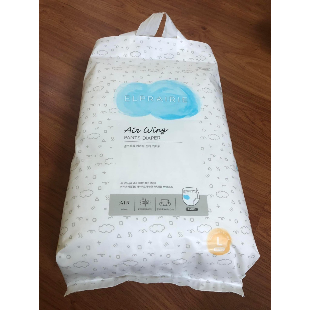 (Miếng thử) tách bịch Tã/bỉm quần/dán Elprairie (NK Hàn) S/M/L/XL/XXL