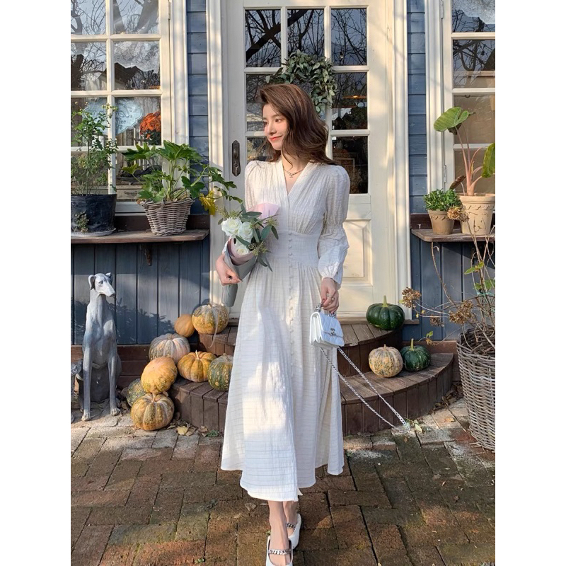 Váy tiểu thư ULZZANG  cao cấp dáng dài - KB05 - Janna house