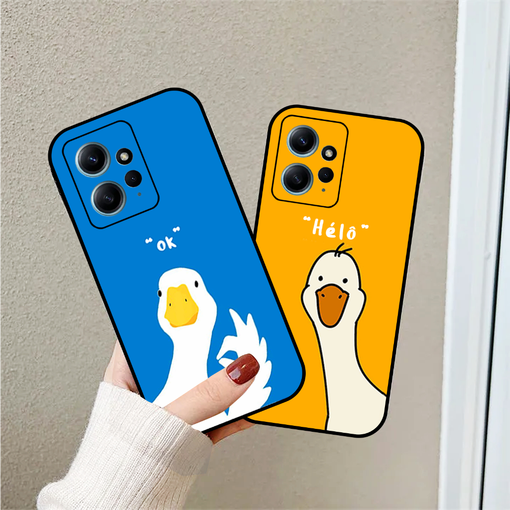Ốp Xiaomi Redmi Note 12 4G - Redmi Note 12 5G - Redmi Note 12 Pro 5G In Hình VỊT Dễ Thương Cute