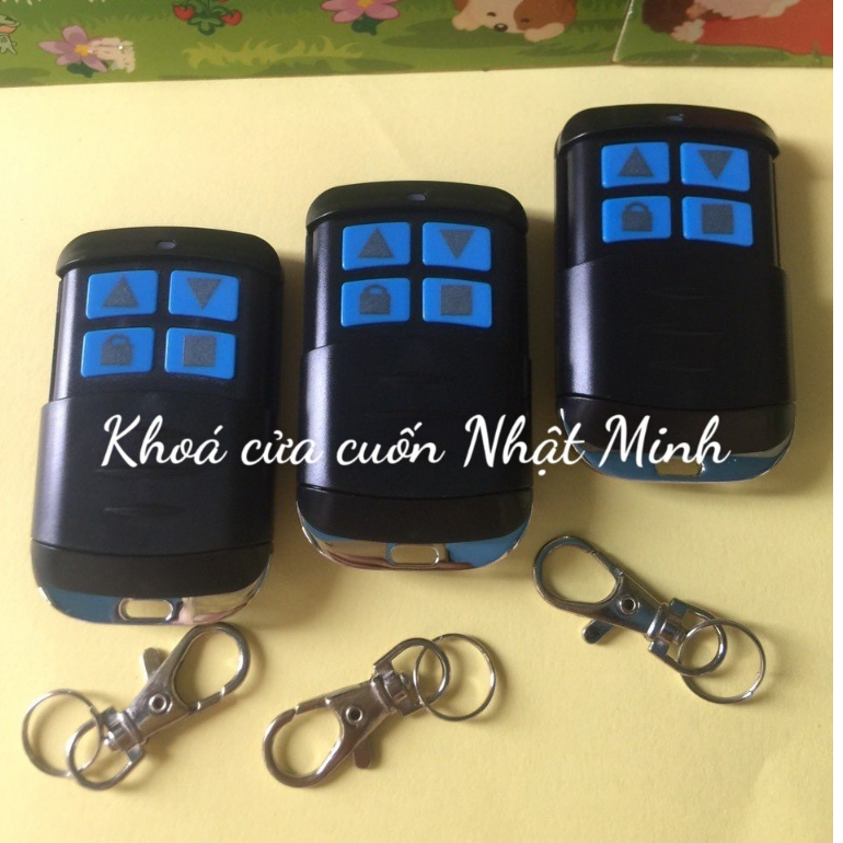 Điều khiển cửa cuốn MÃ GAT 433 - Remote chống nước cực tốt (hướng dẫn làm ) tặng kèm tuavit