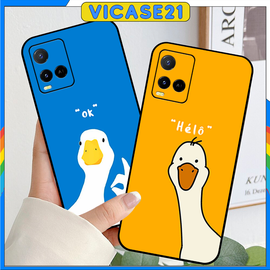 Ốp Điện Thoại Vivo Y21 - Y21s - Y33s In Hình VỊT Dễ Thương Cute