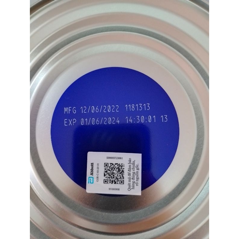 Sữa bột Pediasure 1,6 kg  . Mẫu mới, hương vani, ít ngọt,