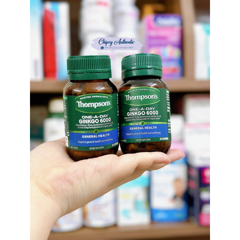 Viên uống Ginkgo Thompson Úc
