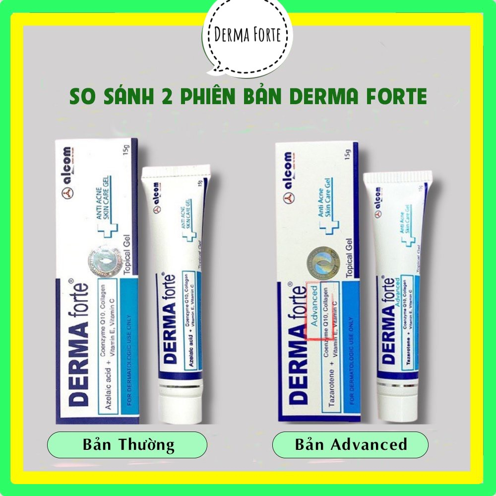 Gel Mờ Thâm Mụn Gamma Derma Forte Giảm Sưng Đỏ 15g 4.9 113 Đánh Giá 456 Đã Bán
