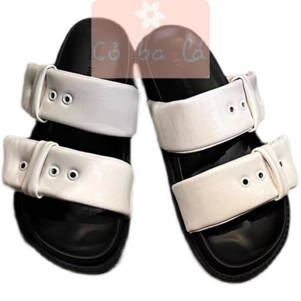 DÉP XUỒNG COBALA SHOES - DÉP ĐẾ BẰNG HAI QUAI NGANG BẢNG TO PHONG CÁCH THỜI TRANG HIỆN ĐẠI D23046200