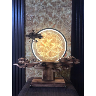 tượng quan âm đèn led 30cm