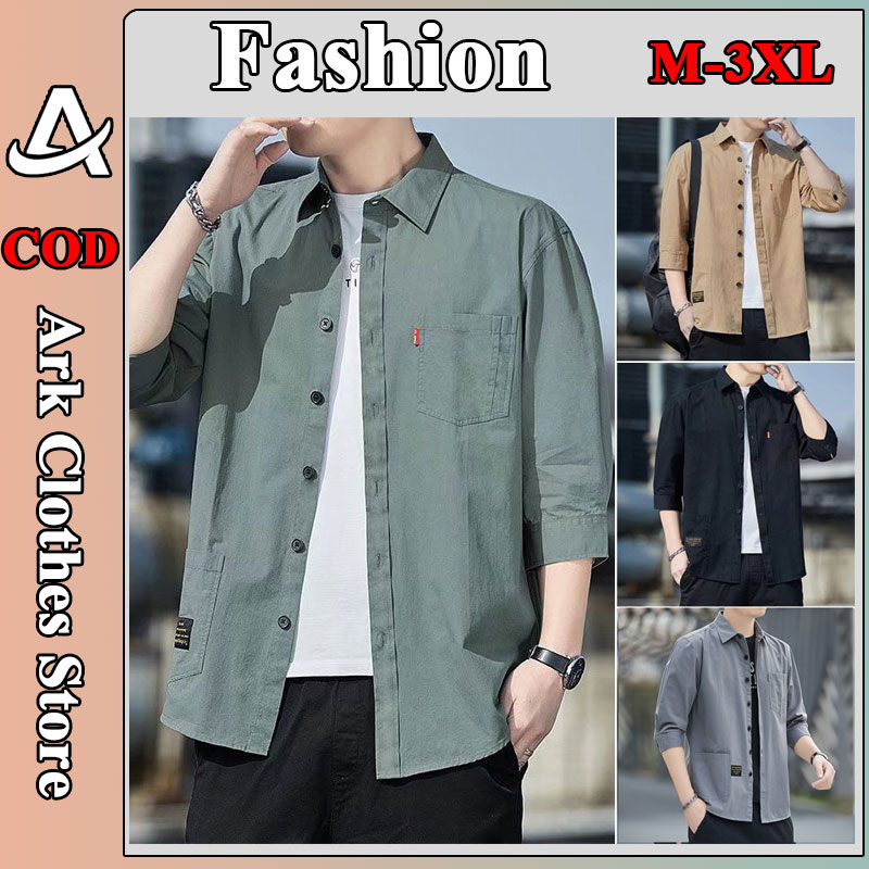 Áo sơ mi tay ngắn nam nữ áo sơ mi croptop áo phông nam form rộng sơ mi cổ vest chất vải lụa mịn chống nhăn thời trang